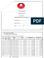 Aggregate Blending To Meet Specifications: Student's Name