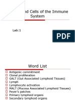 Organs and Cells of The Immune System