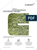 Clariant Mining Solutions: Improved Flotation Performance With Flotanol Frothers