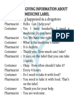 3.3 Medicine Label