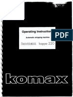 Kappa 220 Operators Manual