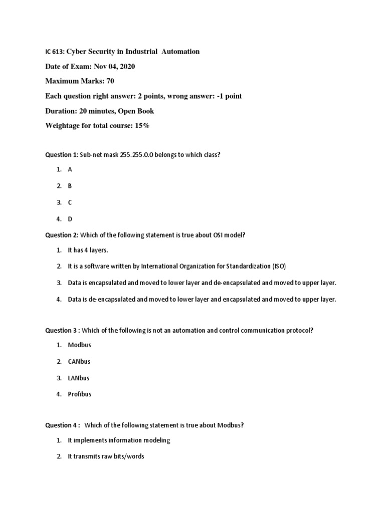 Cyber Test 1 Pdf Key Cryptography Public Key Cryptography