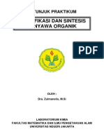 Petunjuk Praktikum Identifikasi Dan Sintesis Senyawa Organik PDF