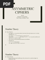 Asymmetric Ciphers: Unit III Prepared By: Suresh Thapa, Vedas College, Jawalakhel, Nepal