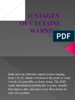 11 Stages of Cyclone Warning