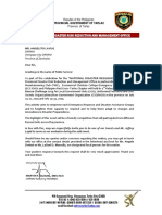 Invitation Letter - Evaluator - Olongapo
