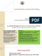 Penggerakan Dan Pembedayaan Masyarakat Bidang Kesehatan