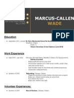 Marcus Resume