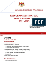 Labour Market Strategic Twelfth Malaysia Plan 2021 - 2015: Sulit
