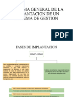 ESQUEMA GENERAL DE LA IMPLANTACION DE UN SISTEMA