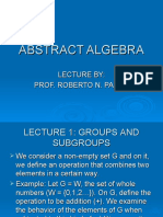 Abstract Algebra