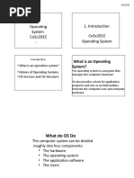 Operating System Cosc2032 Cosc2032 Operating System