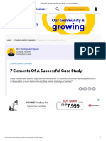 7 Elements of A Successful Case Study - Pappas