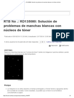 Solución de Problemas de Manchas Blancas en Plenos Negro