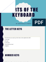 Parts of the Keyboard Guide - Alphabet, Numbers, Special Keys