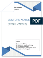 Lpe2501 Lecture Notes 1 (Week 1-3) PDF