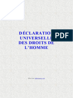 Declaration Universelle Des Droits de L Homme PDF