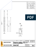 Amorce Poteau P1: Section 20x25 Page 1/1