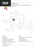 Noun Crossword: Using The Across and Down Clues, Write The Correct Words in The Numbered Grid Below