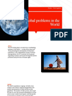 Global Problems in The World: Student: David Ugulava
