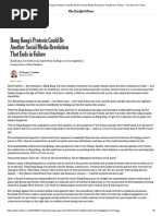 Opinion - Hong Kong's Protests Could Be Another Social Media Revolution That Ends in Failure - The New York Times