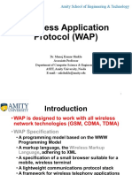 Wireless Application Protocol (WAP) : Amity School of Engineering & Technology
