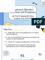 Disorders of Respiratory Function - Infections and Neoplasms - 2020