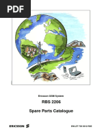 RBS 2206 Spare Parts Catalogue: Ericsson GSM System