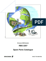 RBS 2207 Spare Parts Catalogue: Ericsson GSM System