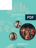 Mandaya: Presented By: Cutad, Ray Dag-Uman, Ely Mae Cortes, Maiko