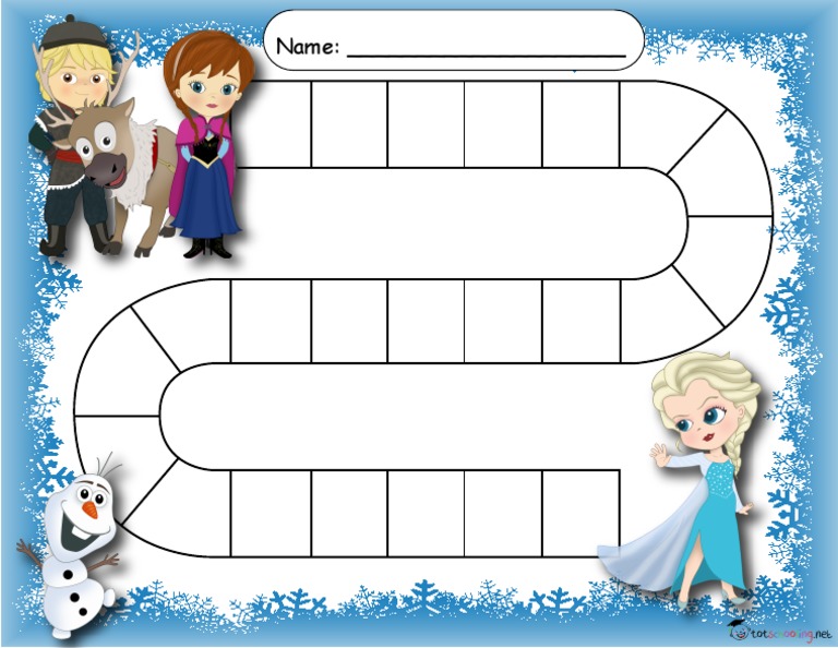 Frozen Potty Chart