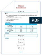 Chapter 11 Compound Interest PDF