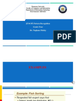 (IT413P) Pattern Recognition Grade Four DR: Nagham Mekky