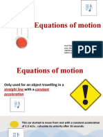 Equations of Motion: Don't Forget To Press The Slideshow Button Before You Start