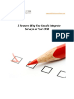 5 Reasons Why You Should Integrate Surveysin Your CRM PDF