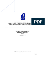 Skema Jawapan Bahasa Melayu Kertas 1 Percubaan STPM 2012 Kelantan