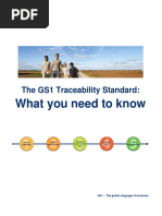 What You Need To Know: The GS1 Traceability Standard