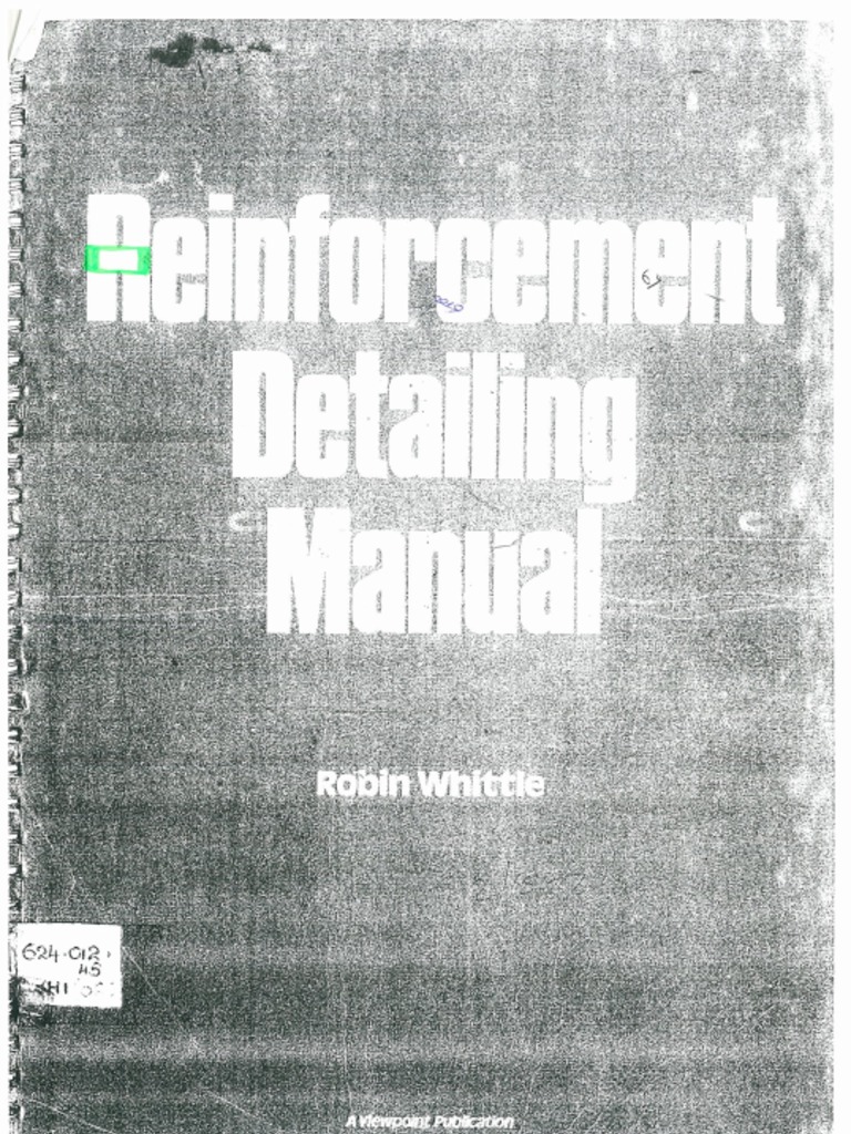 Reinforcement Detailing Manual PDF PDF