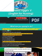Bahasa Inggris V (English For Nursing) : Lecturer: Deni Abdillah. M, M. PD