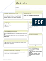 Medication: Expected Pharmacological Action Therapeutic Use