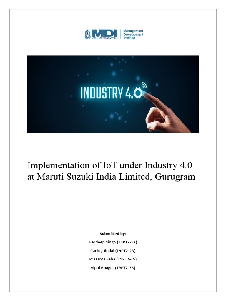 Implementation of IoT Under Industry 4 | PDF | Cloud Computing | Computing