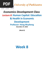 University of Puthisastra: Economics Development Class