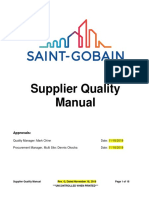 Supplier Quality Manual: Approvals