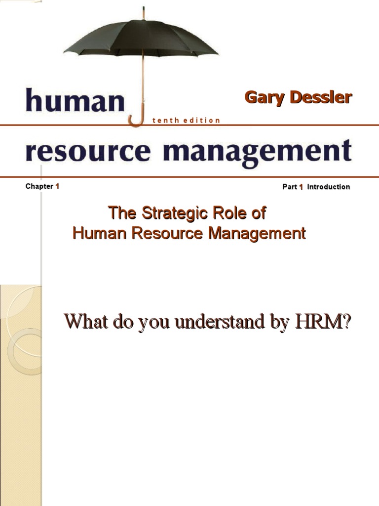 CH 1 HRM | PDF | Human Resource Management | Human Resources