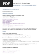 Vehicle Movement Management Best Practices | PDF | Traffic Collision ...