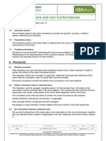 Deviations and Non Conformances SOP PDF