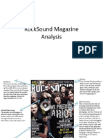 Rocksound Analysis