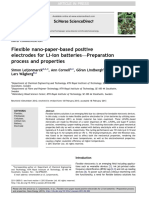 Flexible Nano-Paper-Based Positive Electrodes For Li-Ion Batteries-Preparation Process and Properties