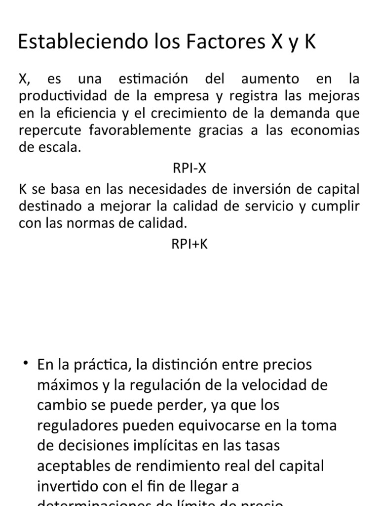 Estableciendo Los Factores X y K | PDF