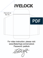 Envelock Gimmick PDF